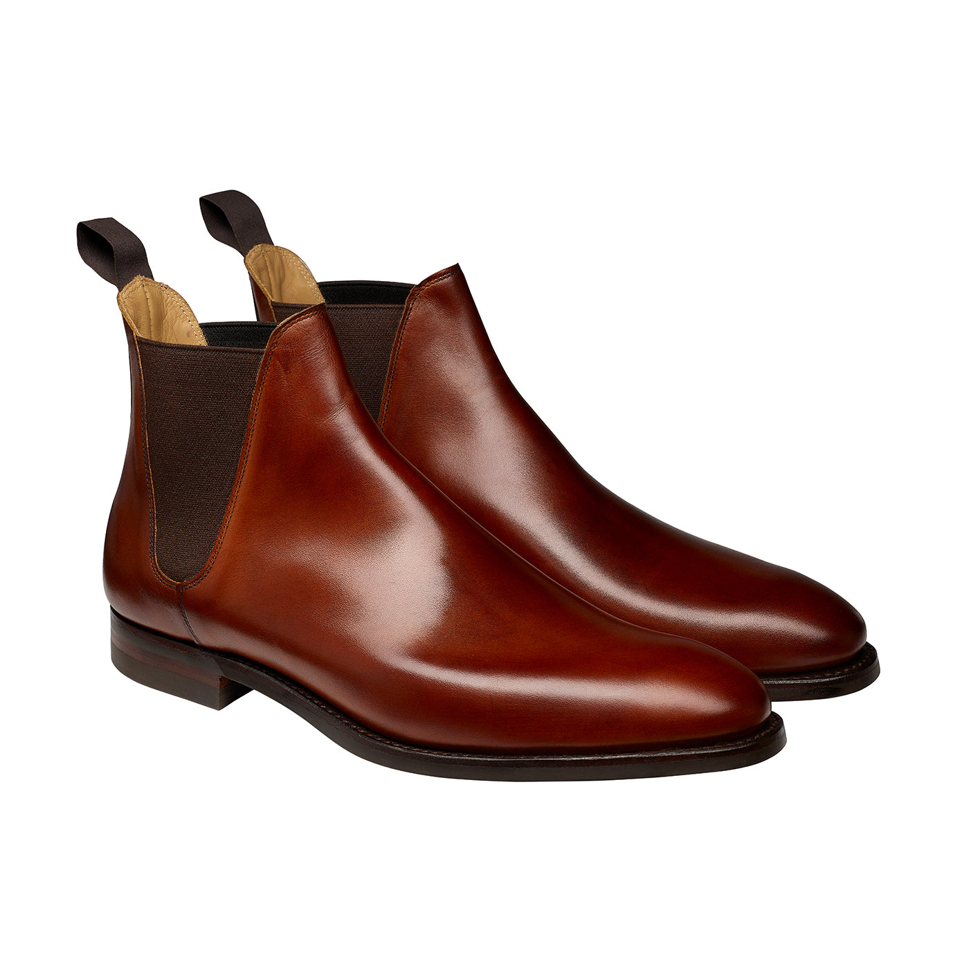 Chelsea VIII Chestnut Burnished Calf 'City' Crockett & Jones