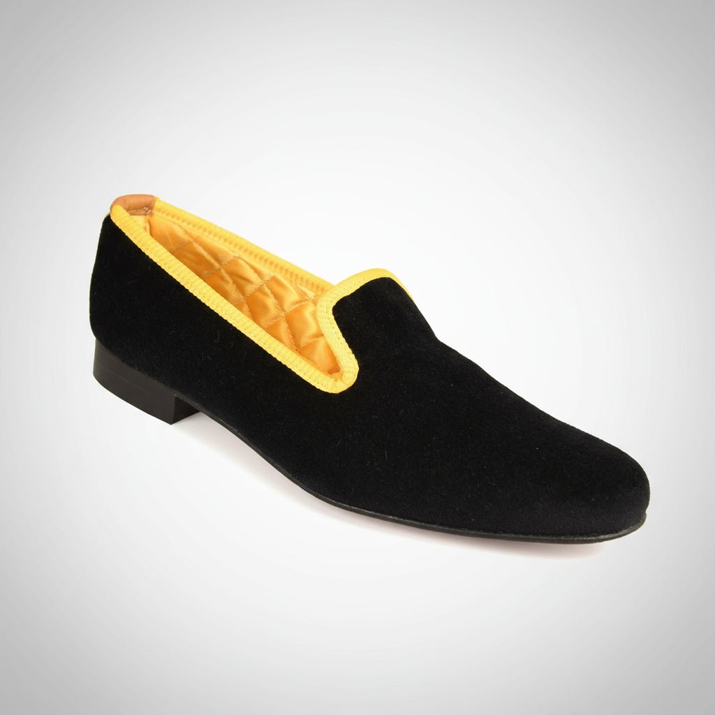 Crockett & Jones Albert Lady Plain Black Slippers Women Velvet Hammargruppen Crockett & Jones Albert Lady Plain Black Slippers Women Velvet Hammargruppen