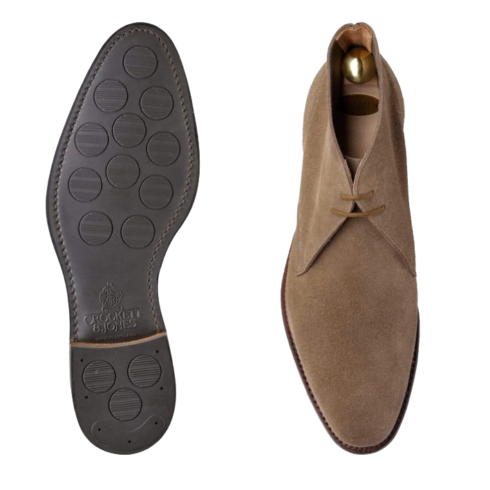 Sulgrave Khaki Suede 'City' Crockett & Jones