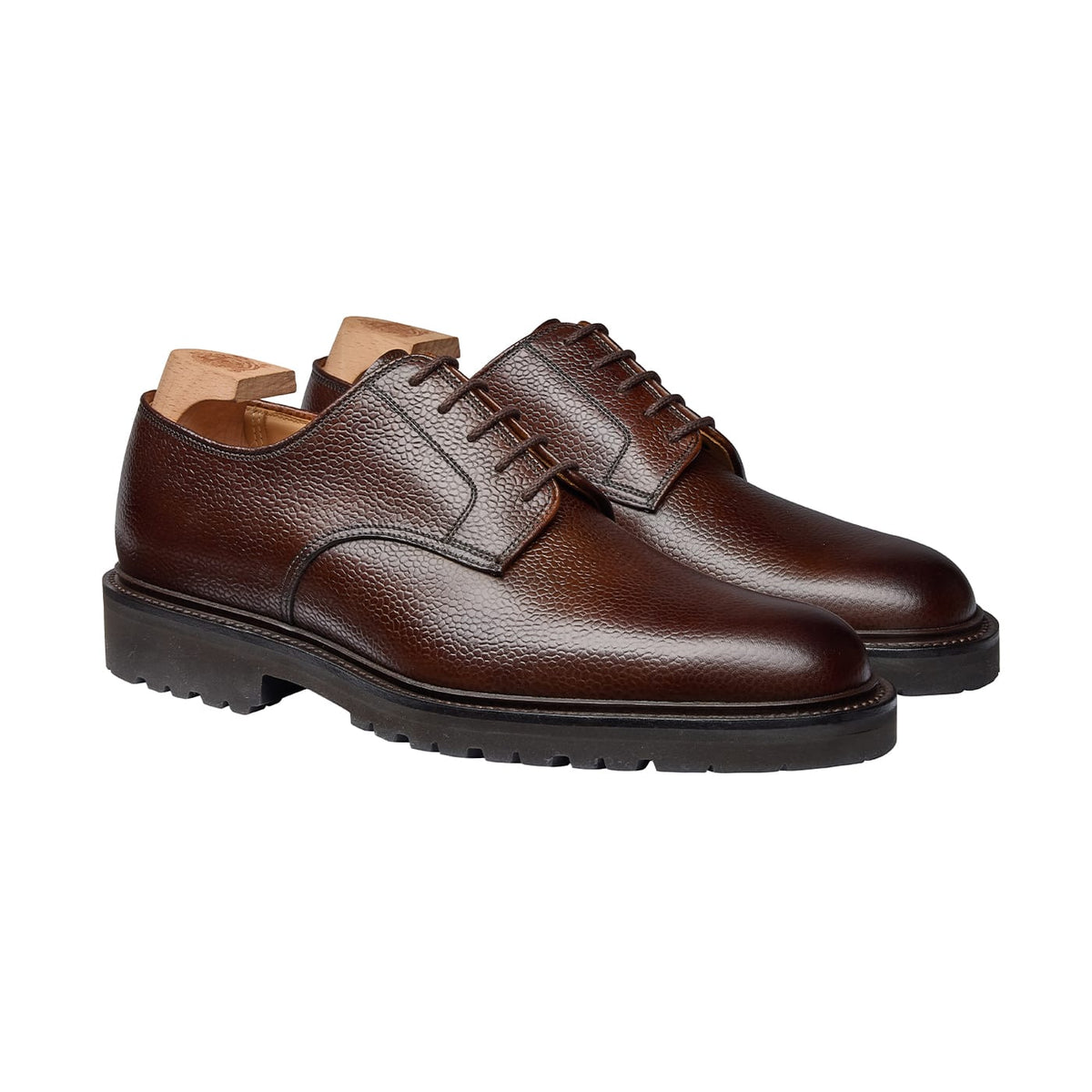 Windermere Derby, Dark Brown Grain ‘Vibram’ Crockett & Jones
