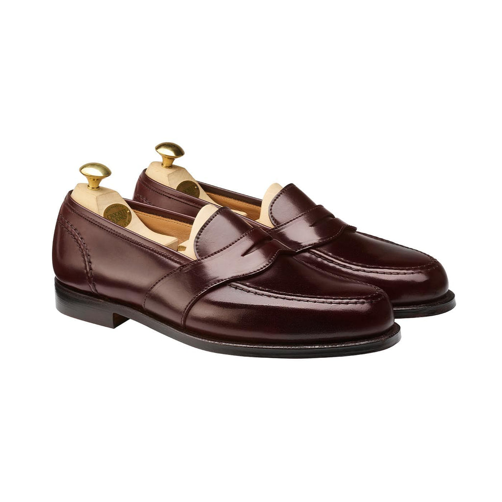 Yale Penny Loafer, Burgundy Cordovan, Crockett & Jones