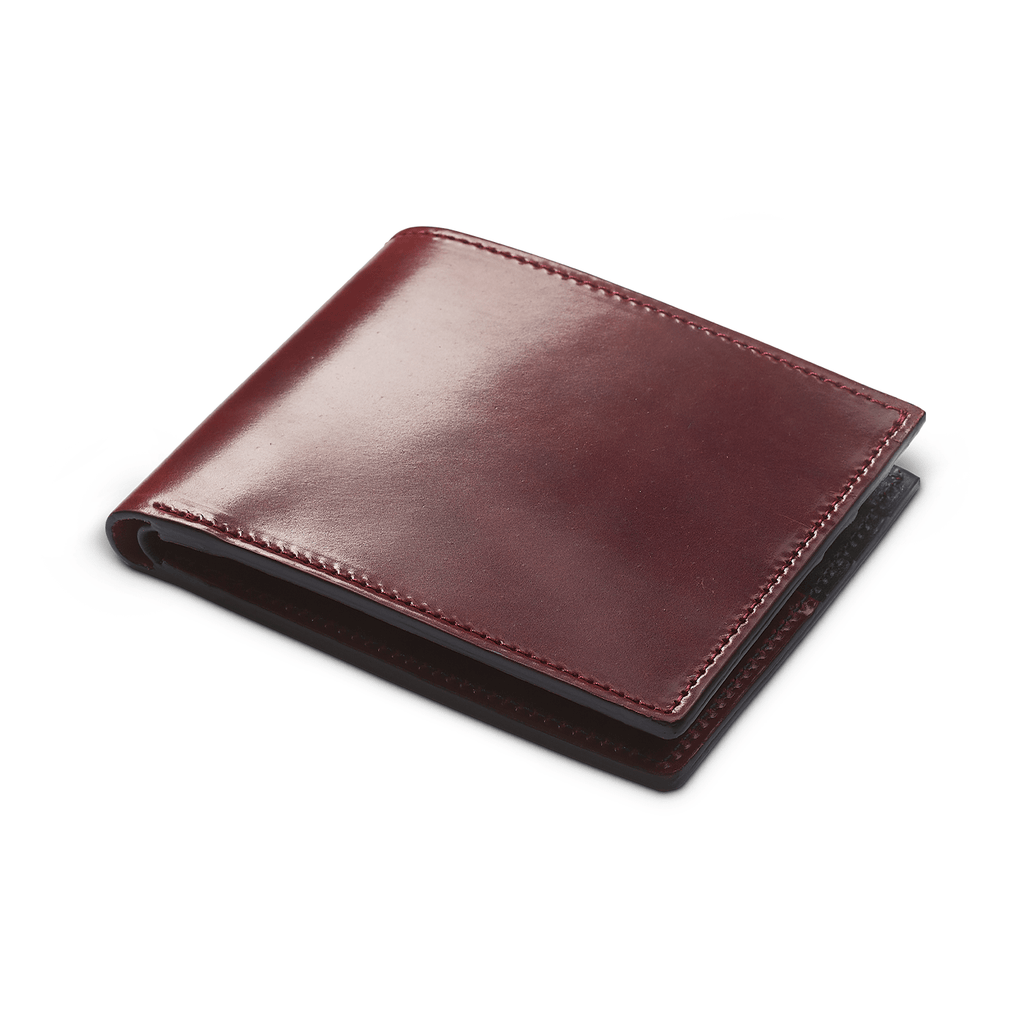Billford Wallet – Burgundy Shell Cordovan - Crockett & Jones