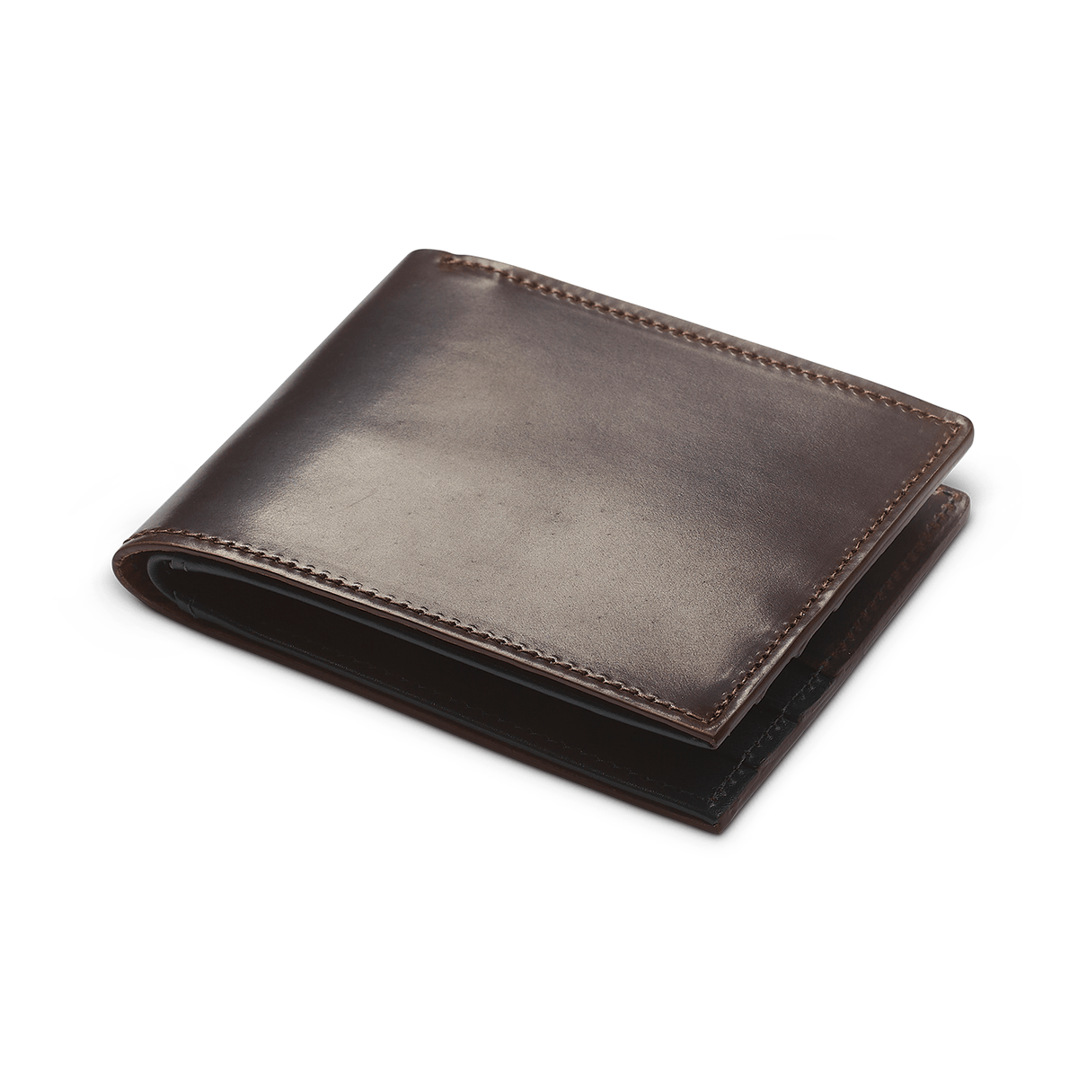 Billford Wallet – Dark Brown Shell Cordovan - Crockett & Jones