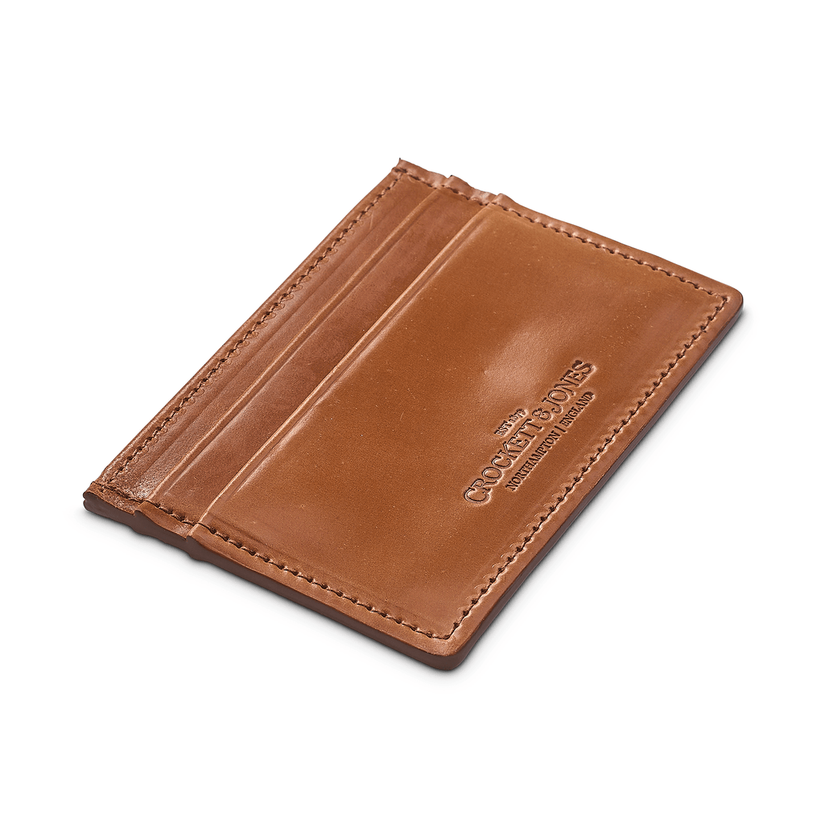 Card Holder Whisky Shell Cordovan - Crockett & Jones