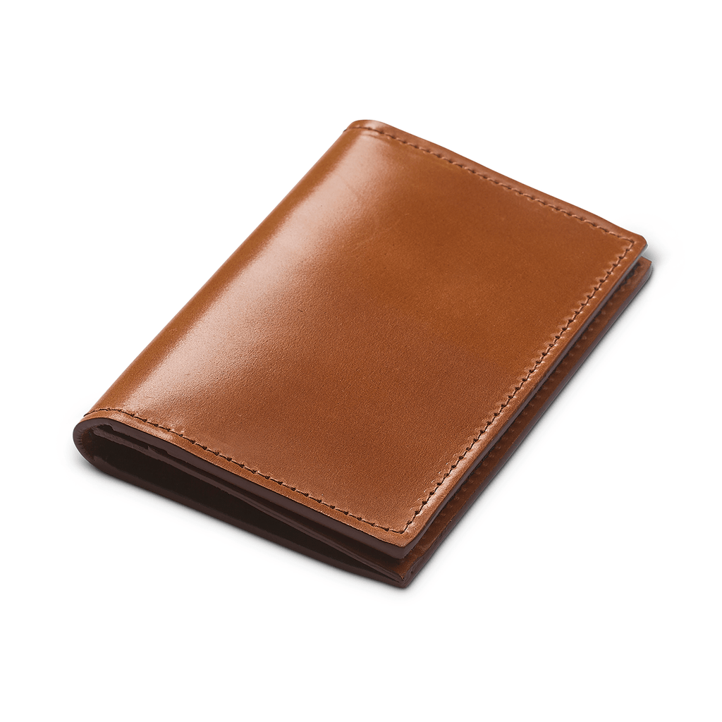 Folded Card Case – Whisky Shell Cordovan - Crockett & Jones