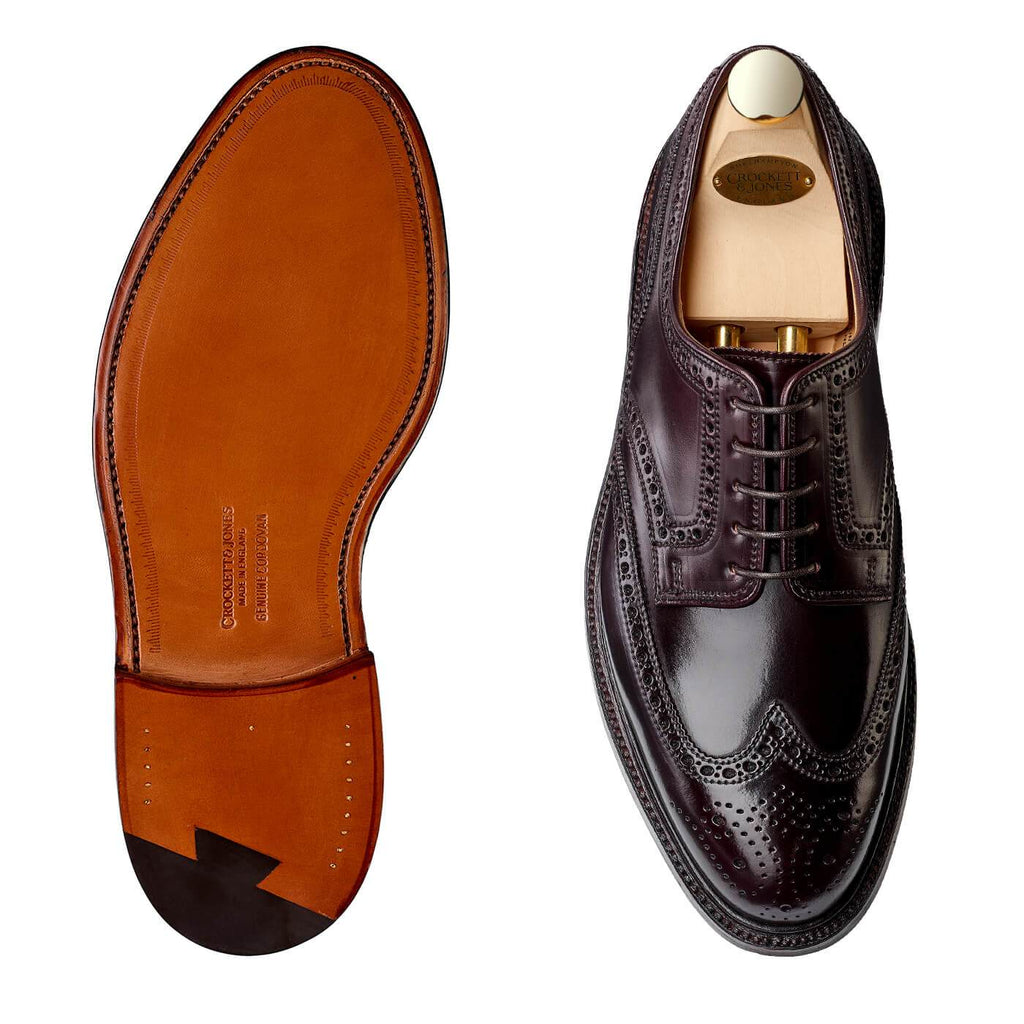 Pembroke Derby Burgundy Cordovan, Crockett & Jones