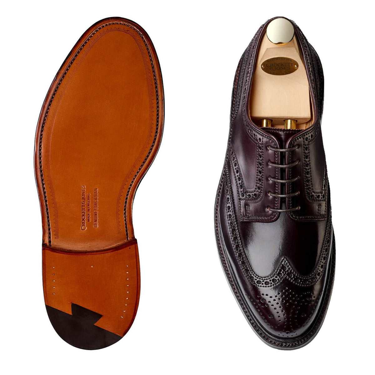 Pembroke Derby Burgundy Cordovan, Crockett & Jones