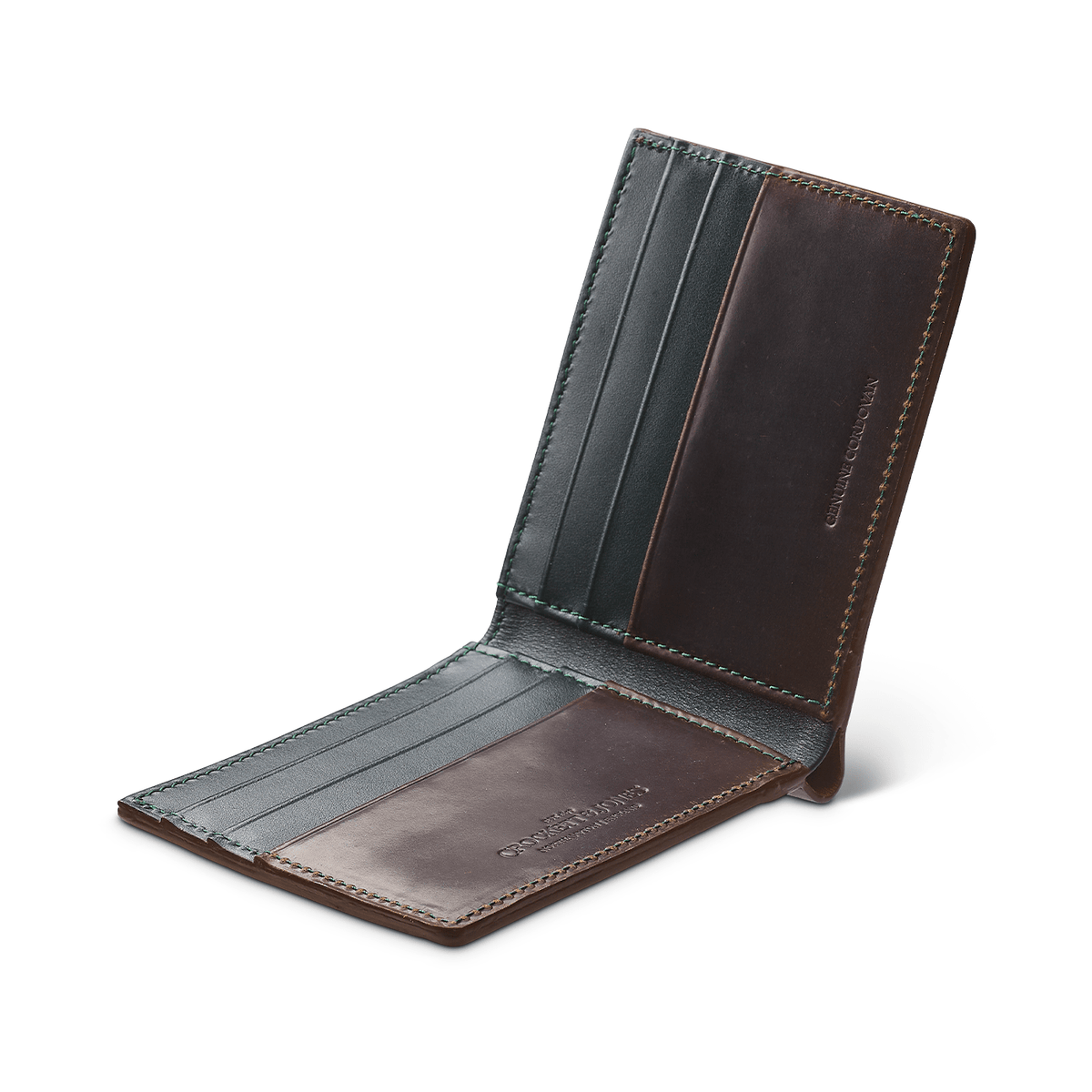 Billford Wallet – Dark Brown Shell Cordovan - Crockett & Jones