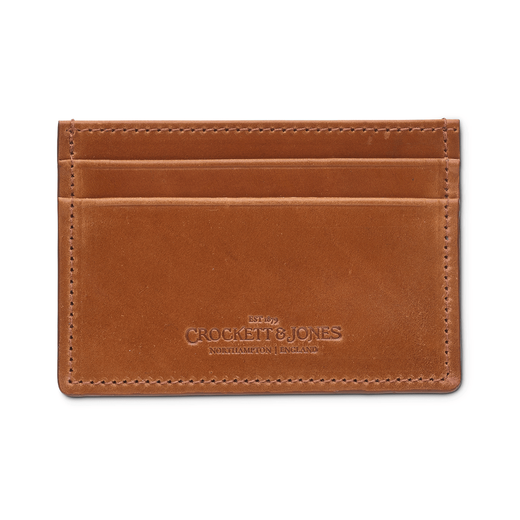 Card Holder Whisky Shell Cordovan - Crockett & Jones