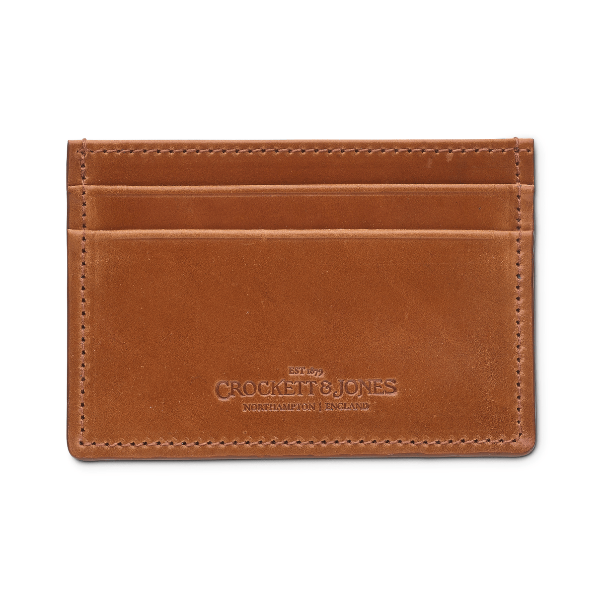 Card Holder Whisky Shell Cordovan - Crockett & Jones