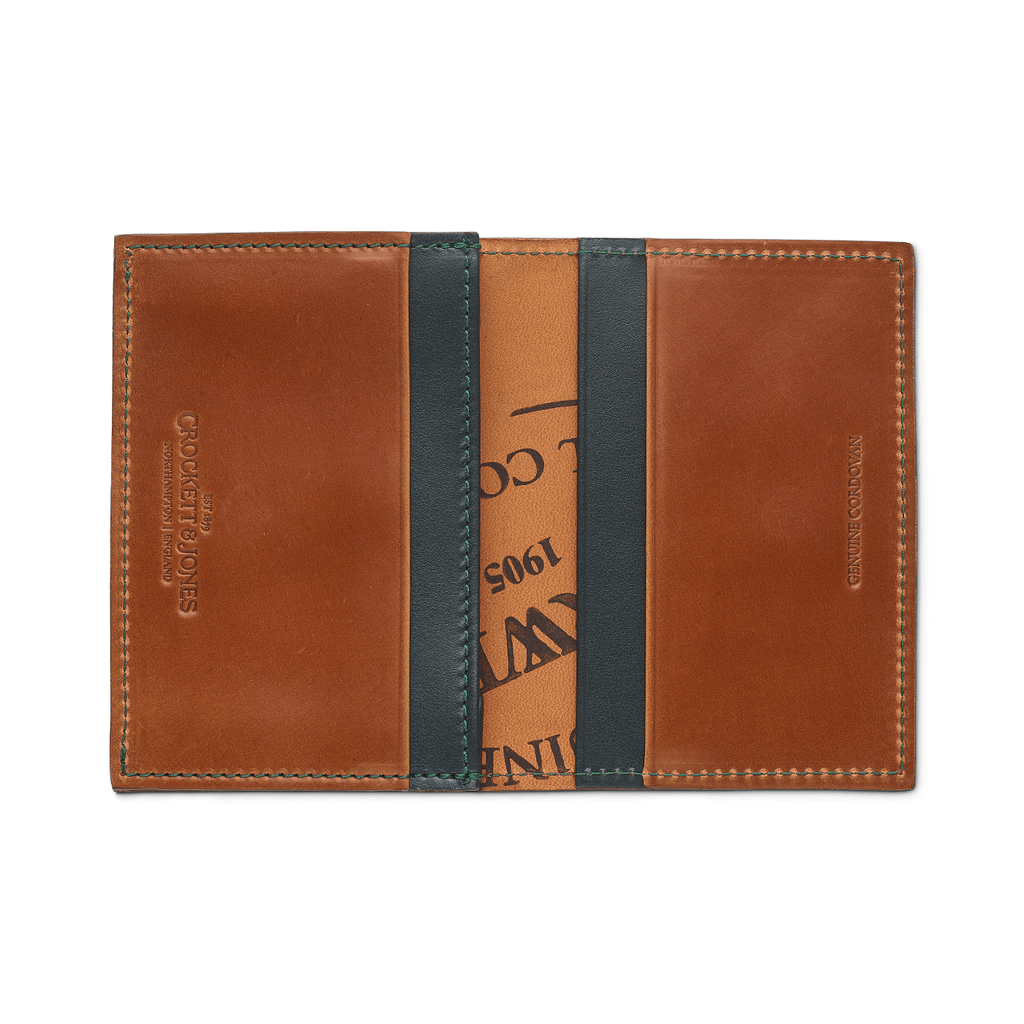 Folded Card Case – Whisky Shell Cordovan - Crockett & Jones