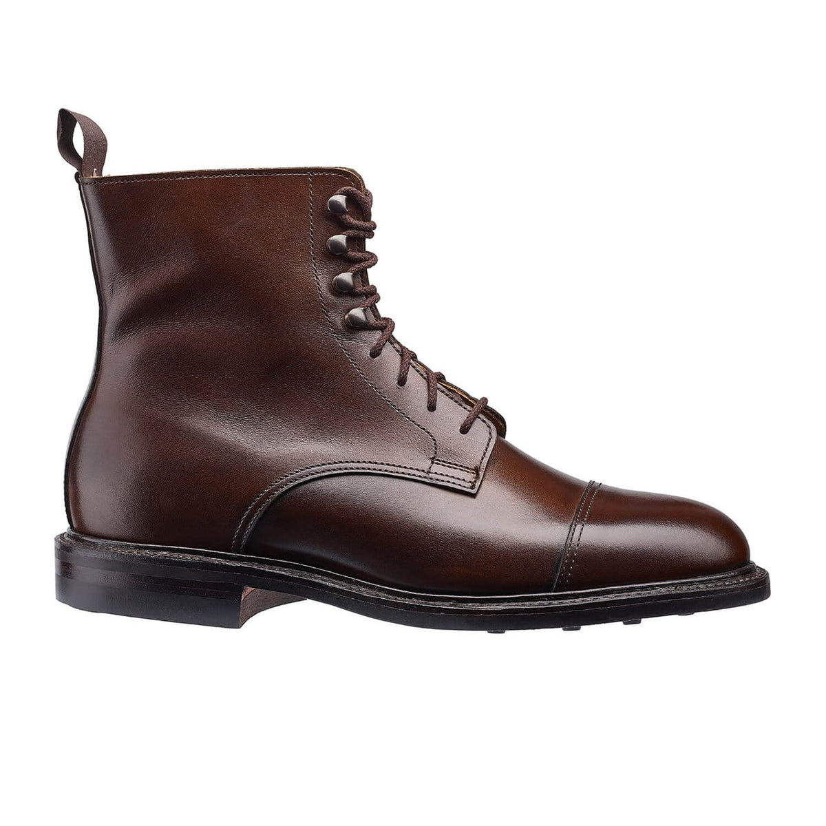 Jane Boot, Dark Brown Burnished Calf 'Dainite' Crockett & Jones