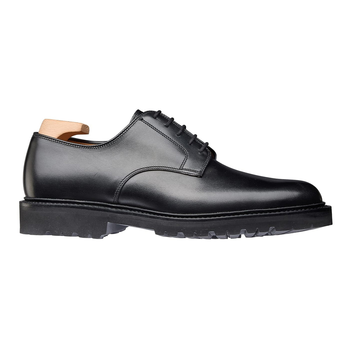 Windermere Derby, Black Calf ‘Vibram’ Crockett & Jones