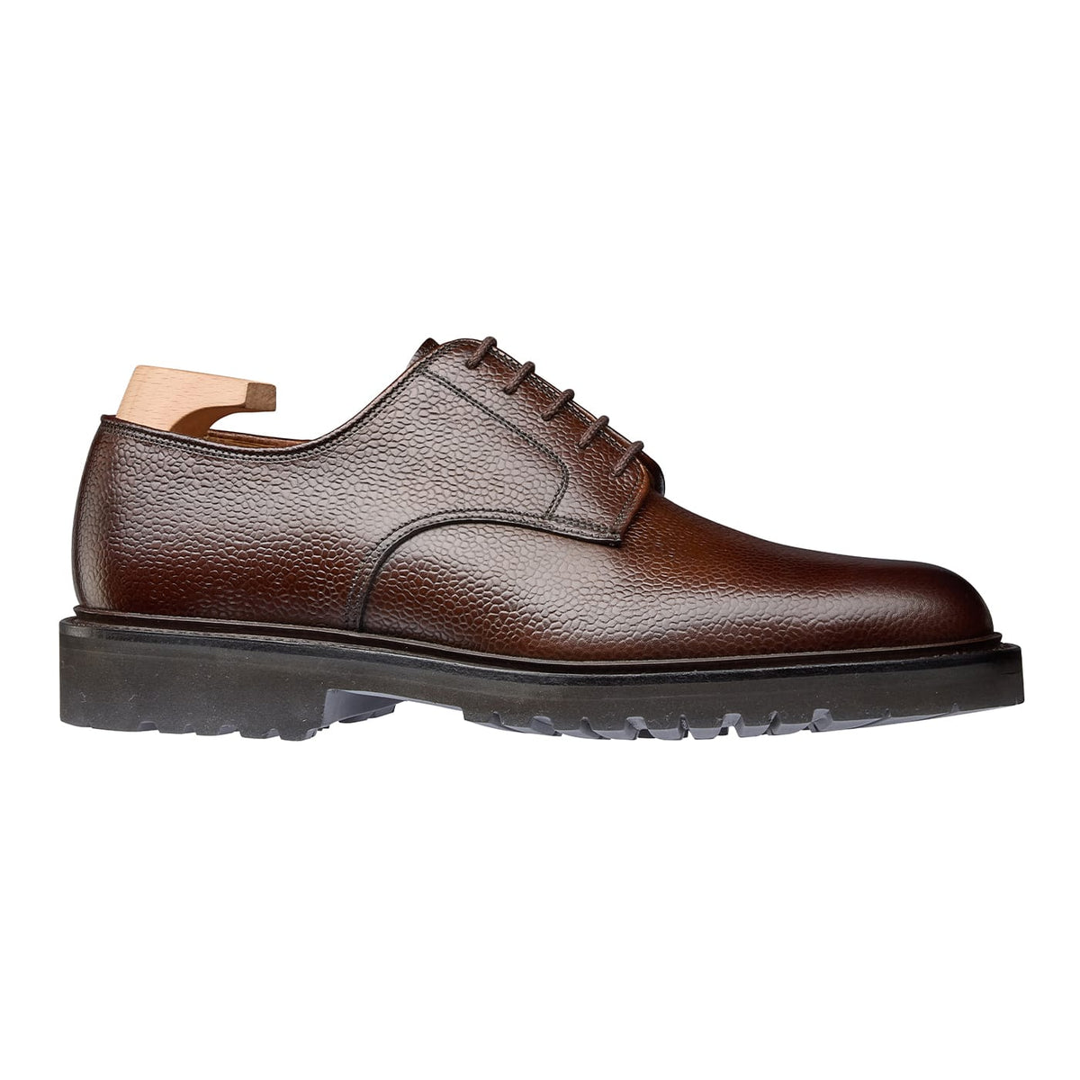 Windermere Derby, Dark Brown Grain ‘Vibram’ Crockett & Jones