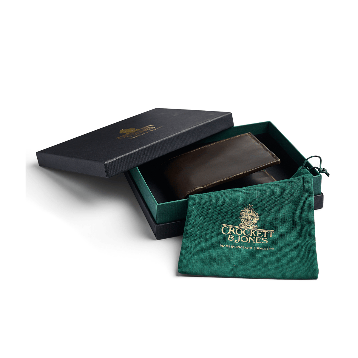 Billford Wallet – Dark Brown Shell Cordovan - Crockett & Jones