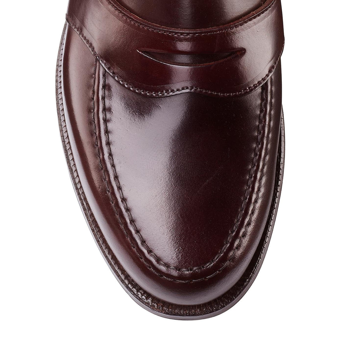 Yale Penny Loafer, Burgundy Cordovan, Crockett & Jones