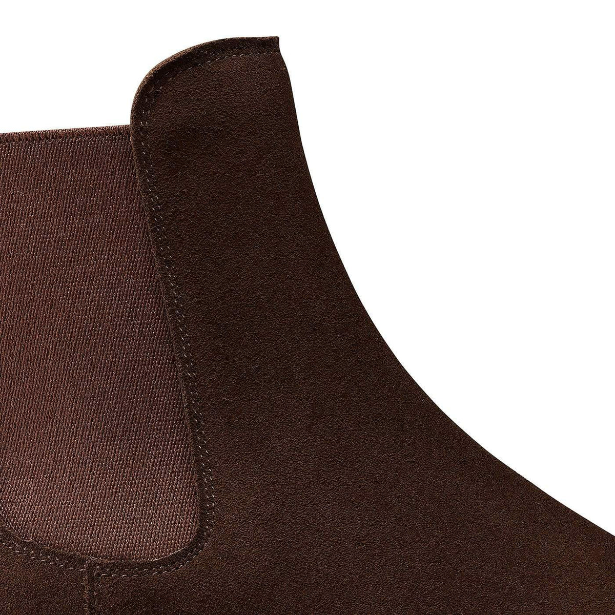 Bonnie Chelsea Boot, Dark Brown Calf Suede, Crockett & Jones