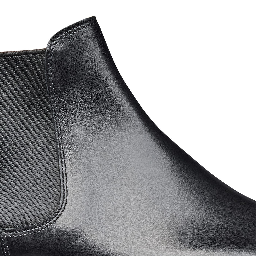 Chelsea 5 Black Wax Calf Chelsea Boots Herr – Crockett & Jones