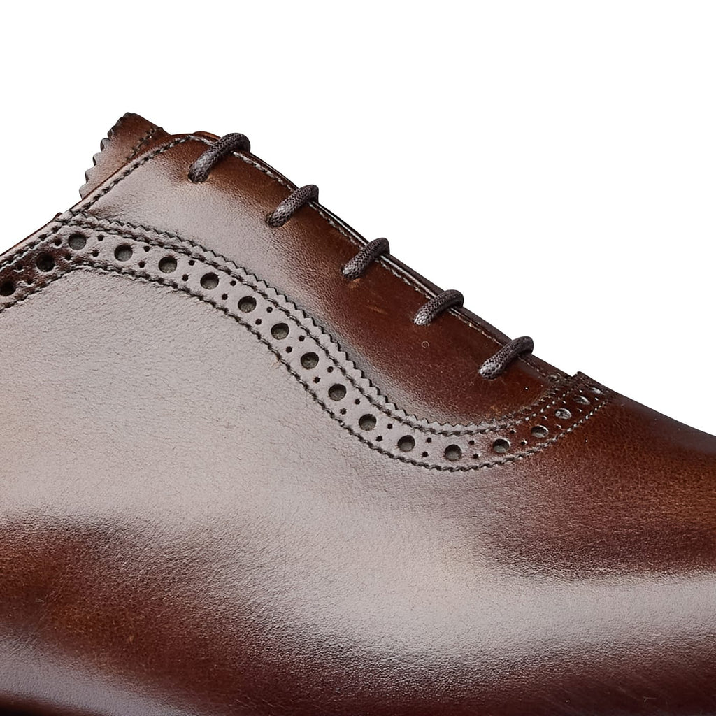 Westbourne 4 Dark Brown Calf Oxfordskor Herr – Crockett & Jones