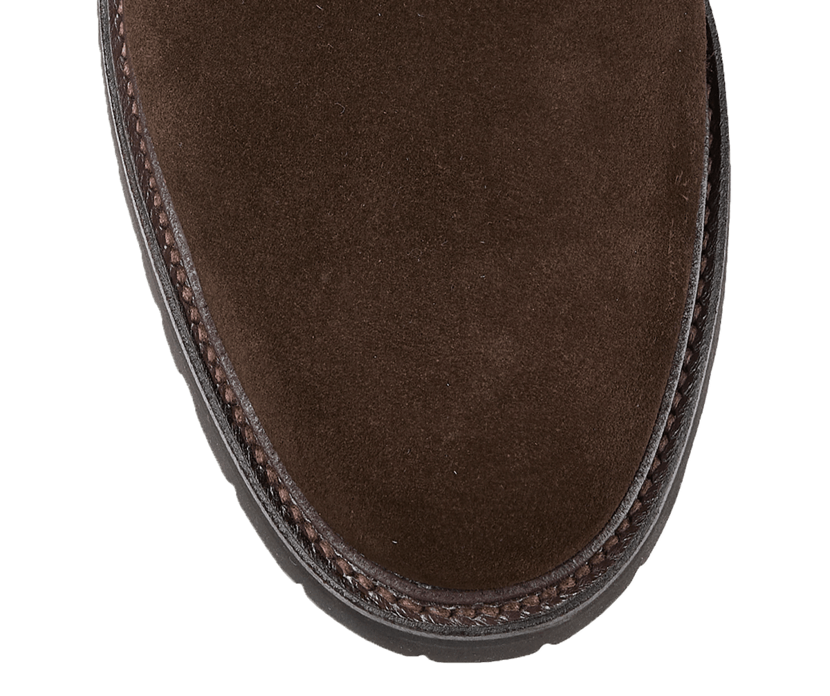 Windermere Derby, Dark Brown Suede ‘Vibram’ Crockett & Jones