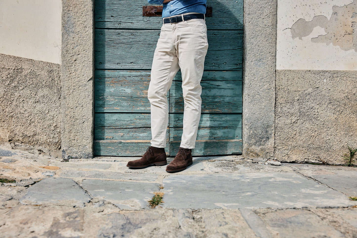 Chukka 4 Dark Brown Suede 'Wedge' Crockett & Jones
