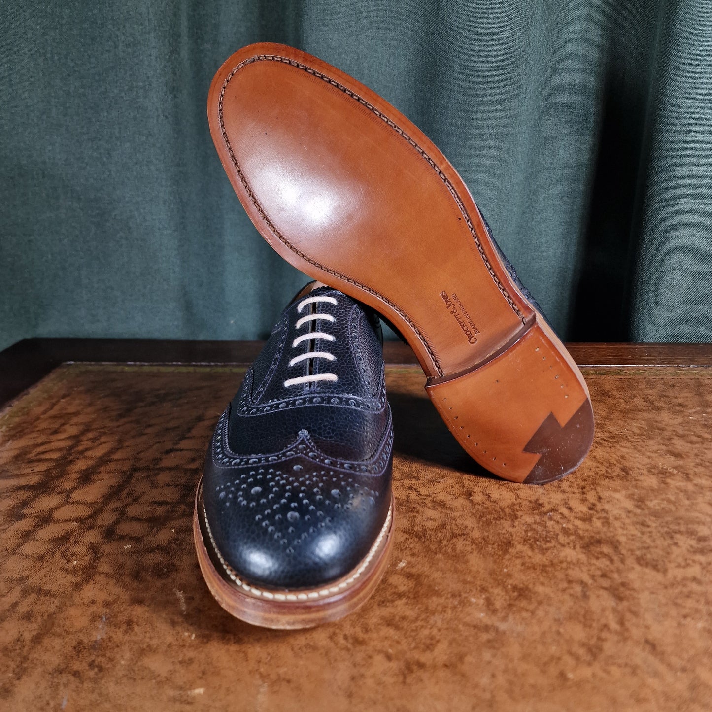 Suffolk Navy Grain (8.5E) Crockett & Jones