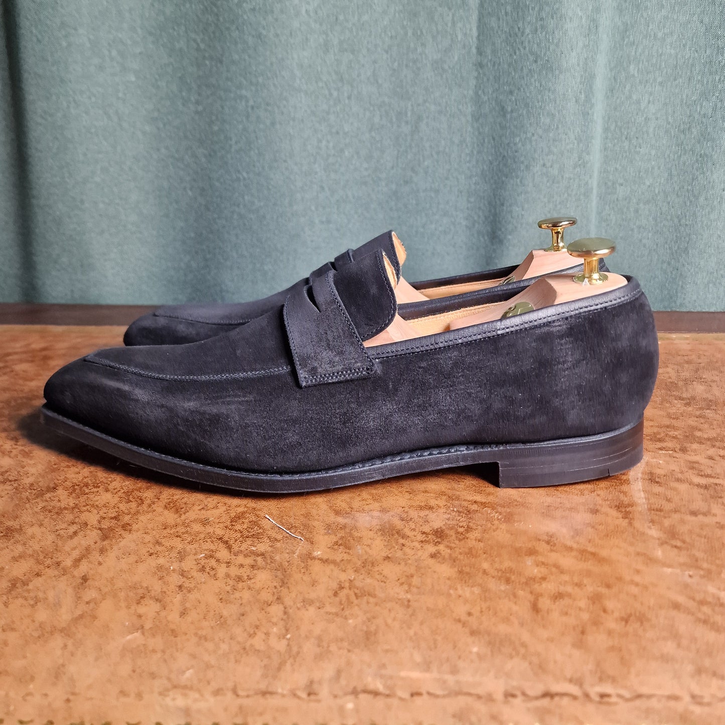 Merton Black Suede (9.5E) Crockett & Jones