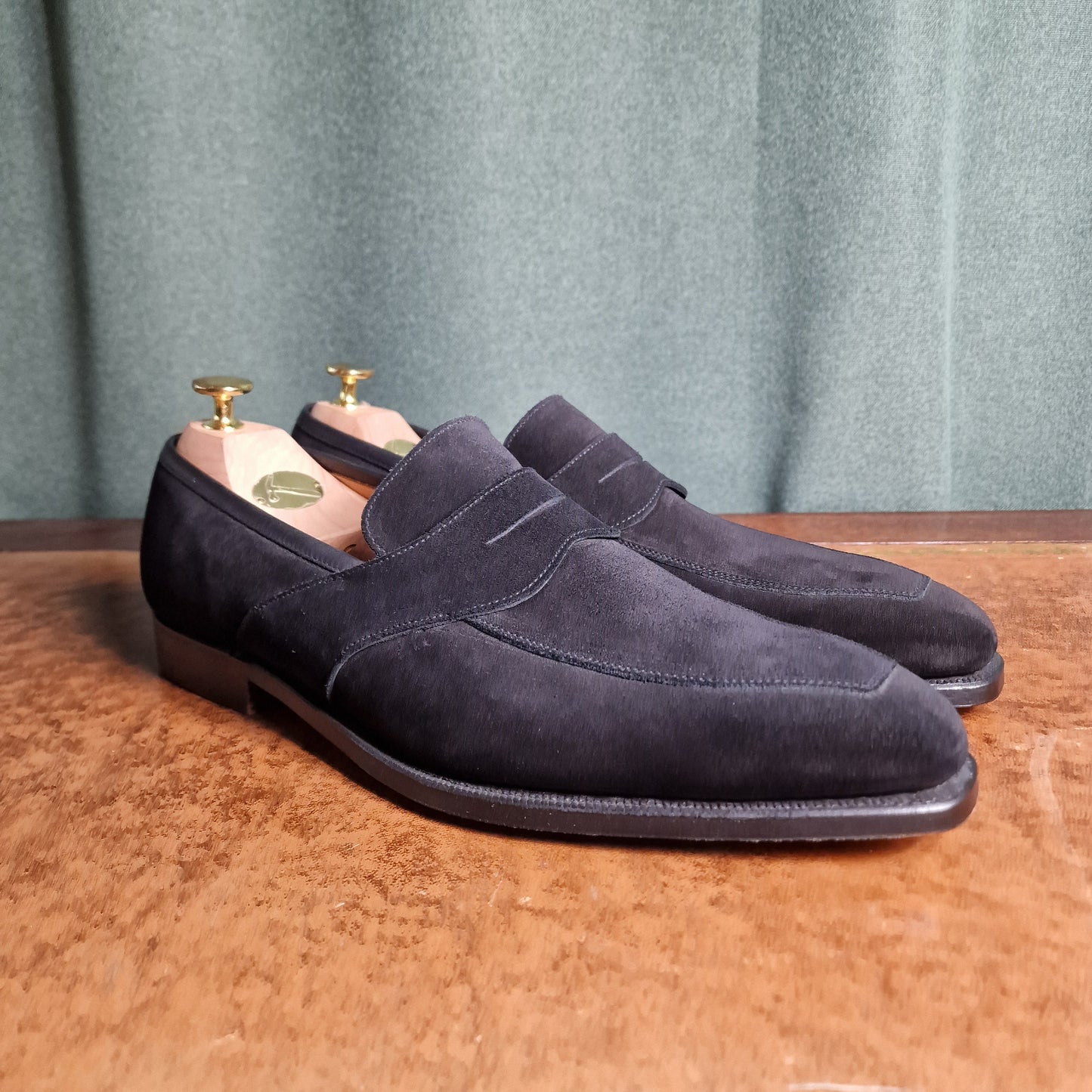 Seaton Black Suede (9.5E) Crockett & Jones