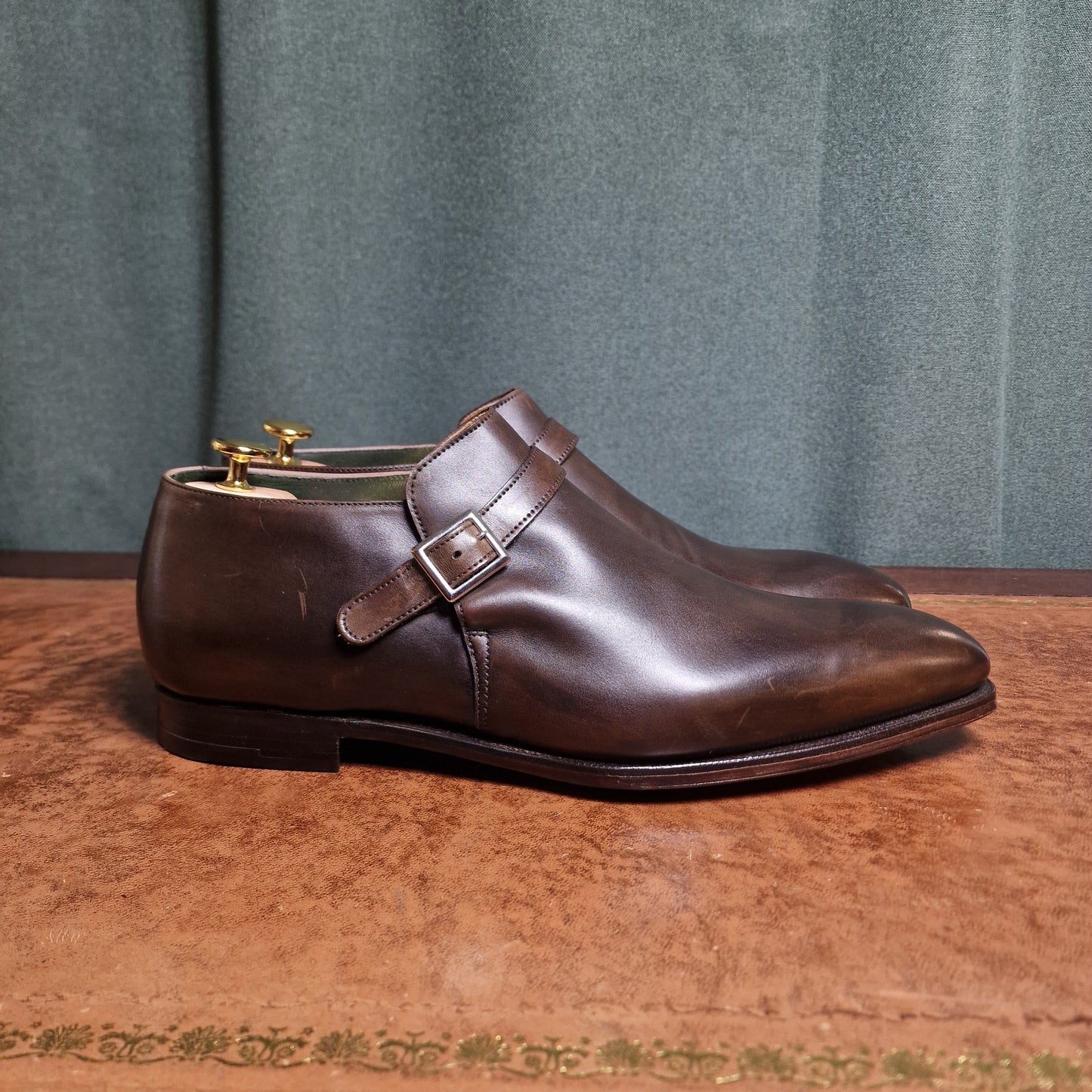 Portman III Dark Brown Calf (10.5E) Crockett & Jones