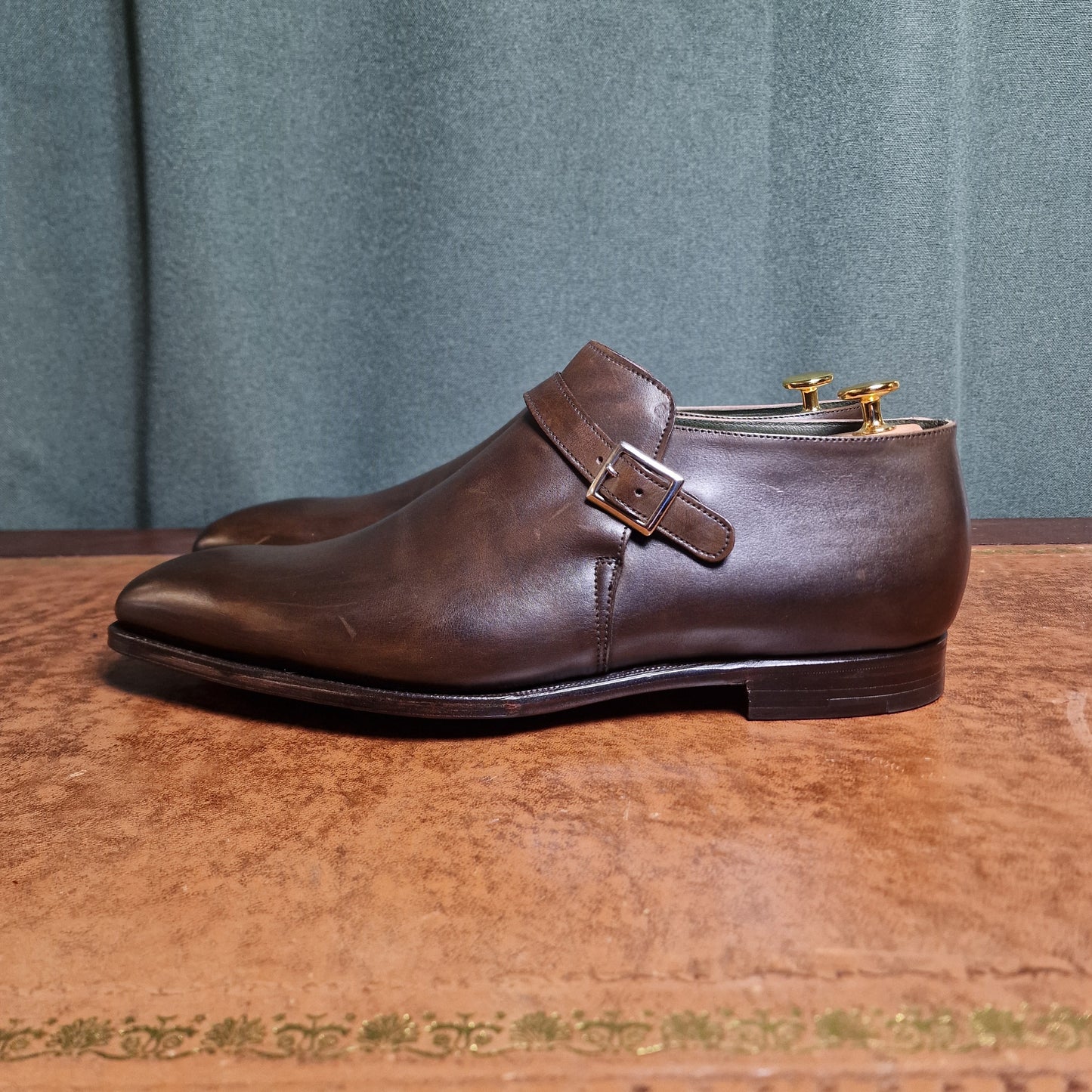 Portman III Dark Brown Calf (10.5E) Crockett & Jones