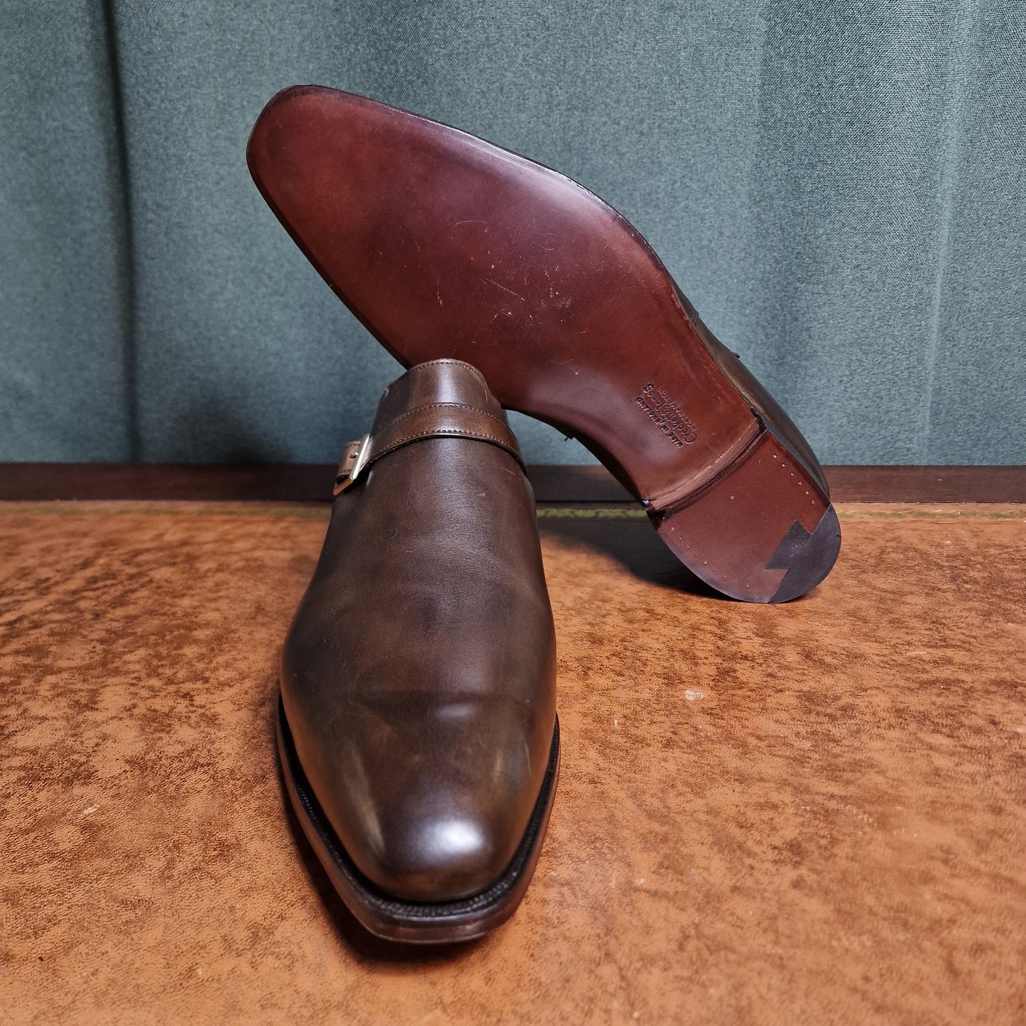 Portman III Dark Brown Calf (10.5E) Crockett & Jones