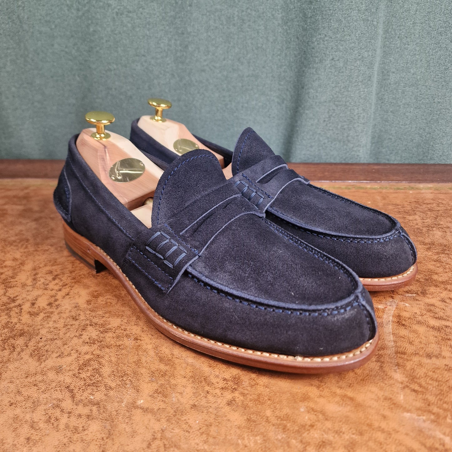 Seaton Navy Suede (7,5E) John Brommel's