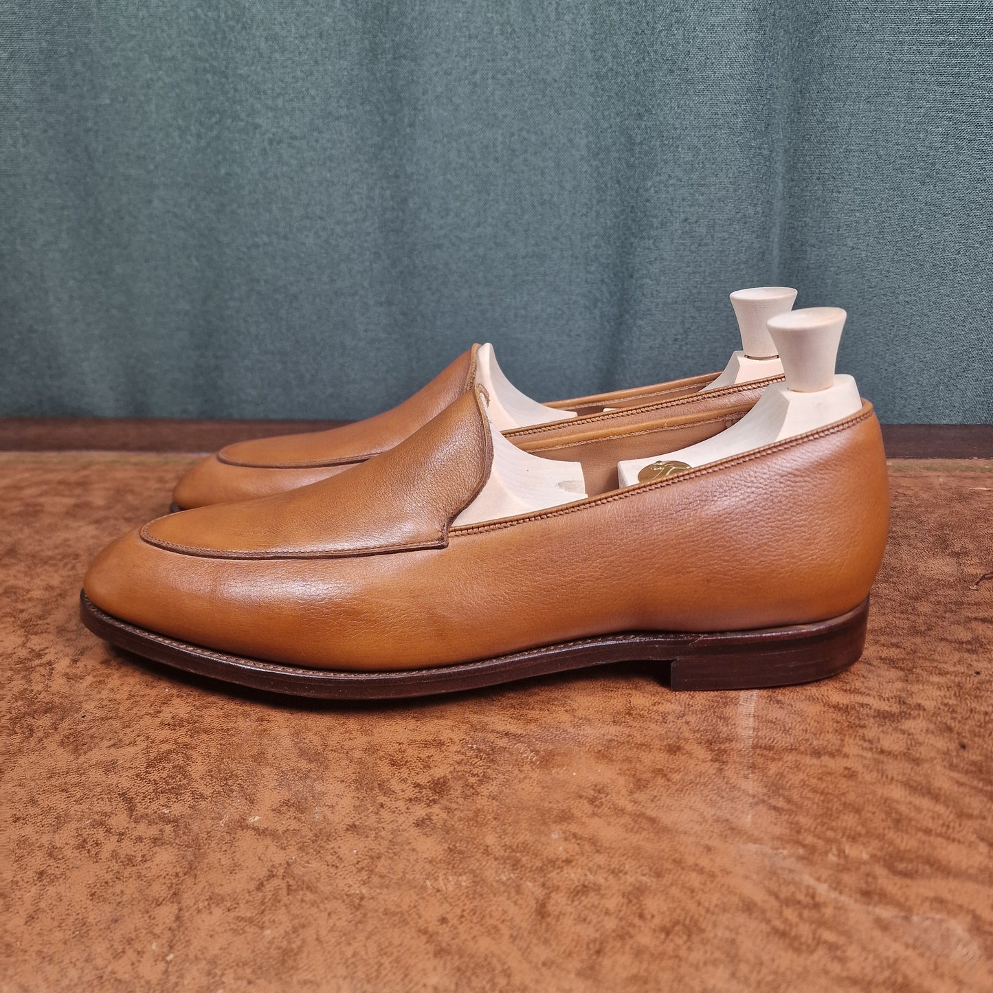 Cannes Tan Milled Calf (8.5E) Crockett & Jones