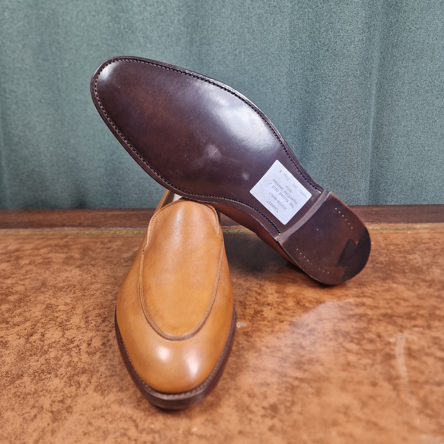 Cannes Tan Milled Calf (8.5E) Crockett & Jones