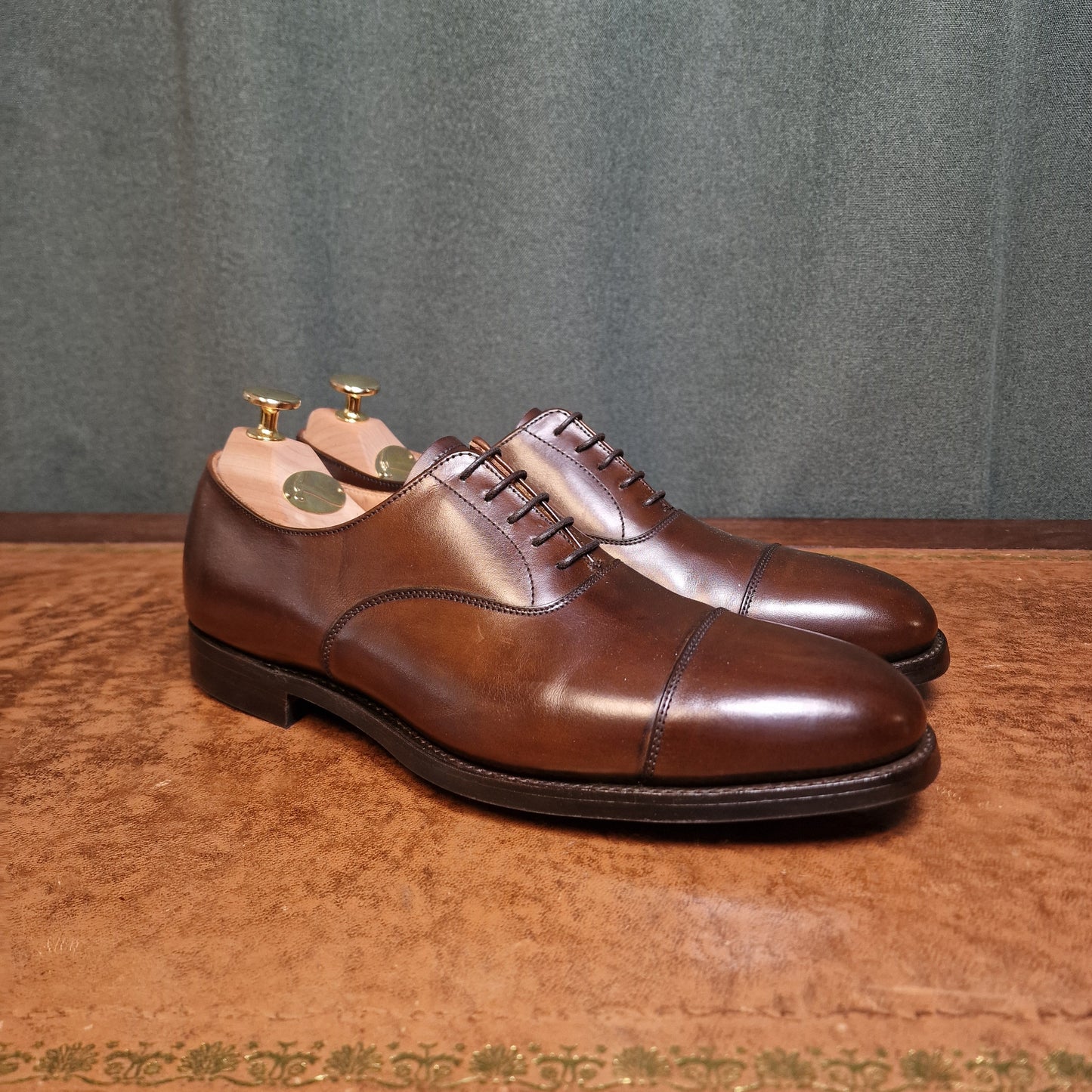 Dorset II Dark Brown Calf 'City' (7.5E) Crockett & Jones