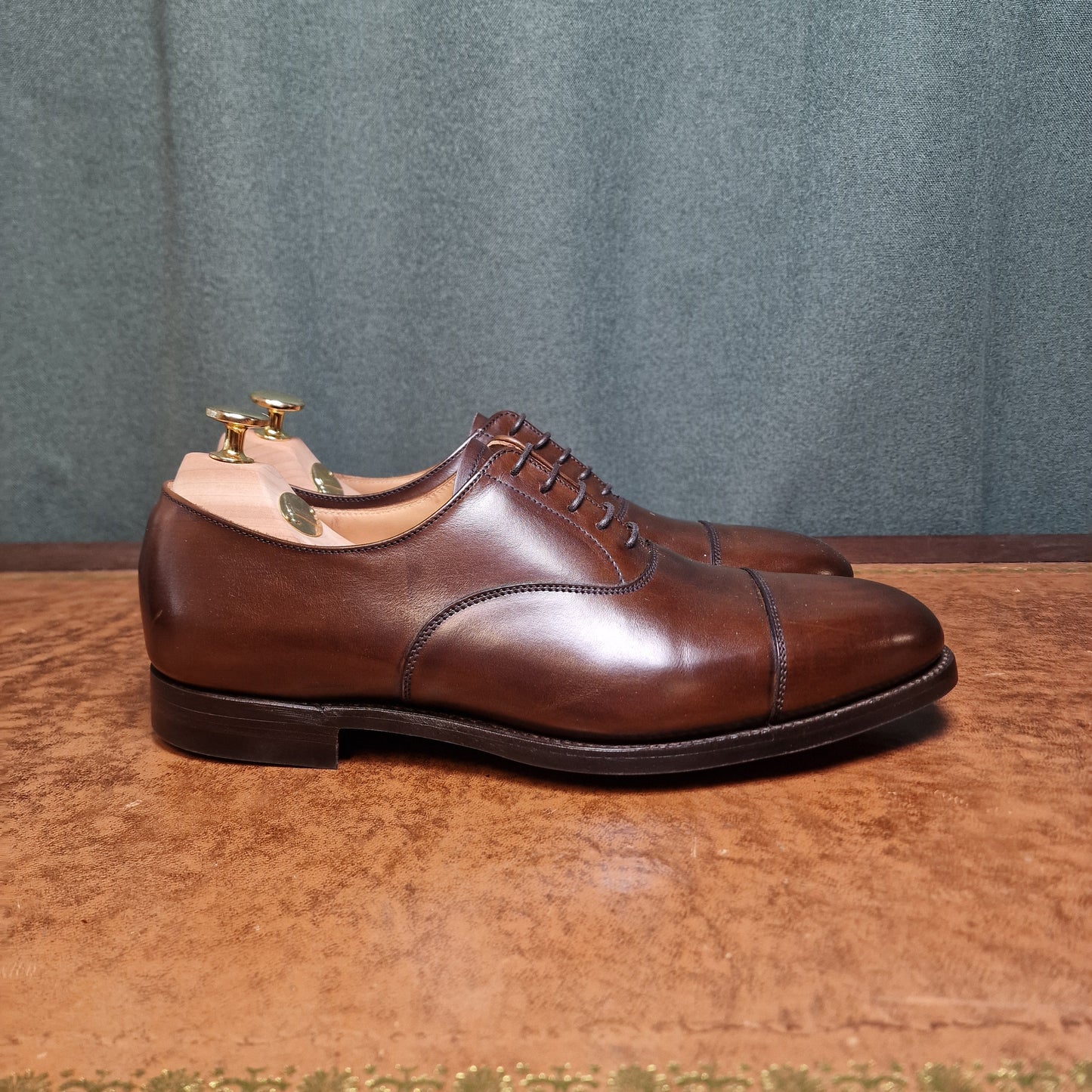 Dorset II Dark Brown Calf 'City' (7.5E) Crockett & Jones