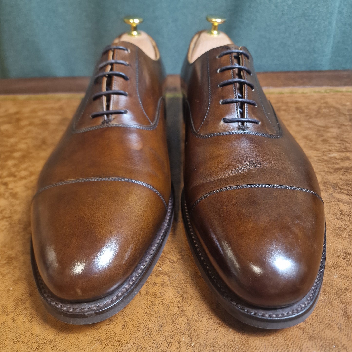 Connaught II Dark Brown Calf 'City' (10,5E) Crockett & Jones