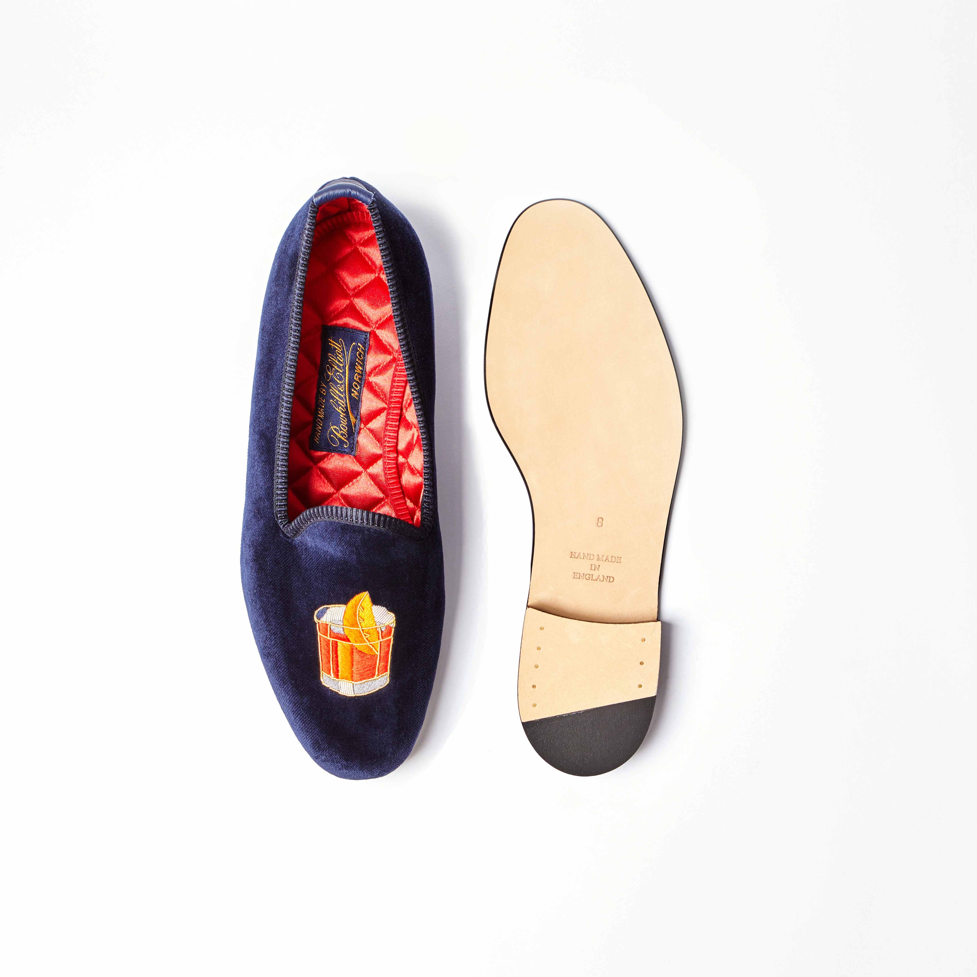 Navy Velvet Negroni Venetian Slippers – Bowhill & Elliott