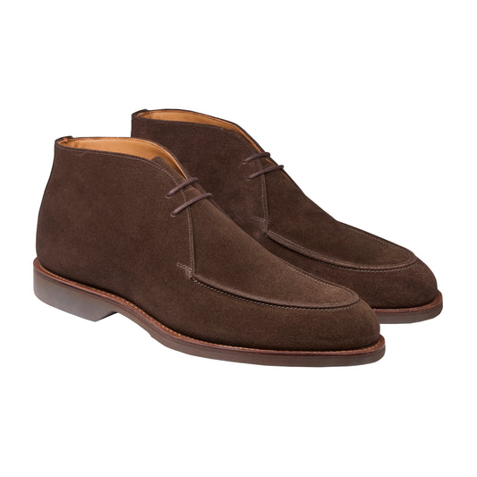 Bibury Dark Brown Suede 'Wedge' Crockett & Jones