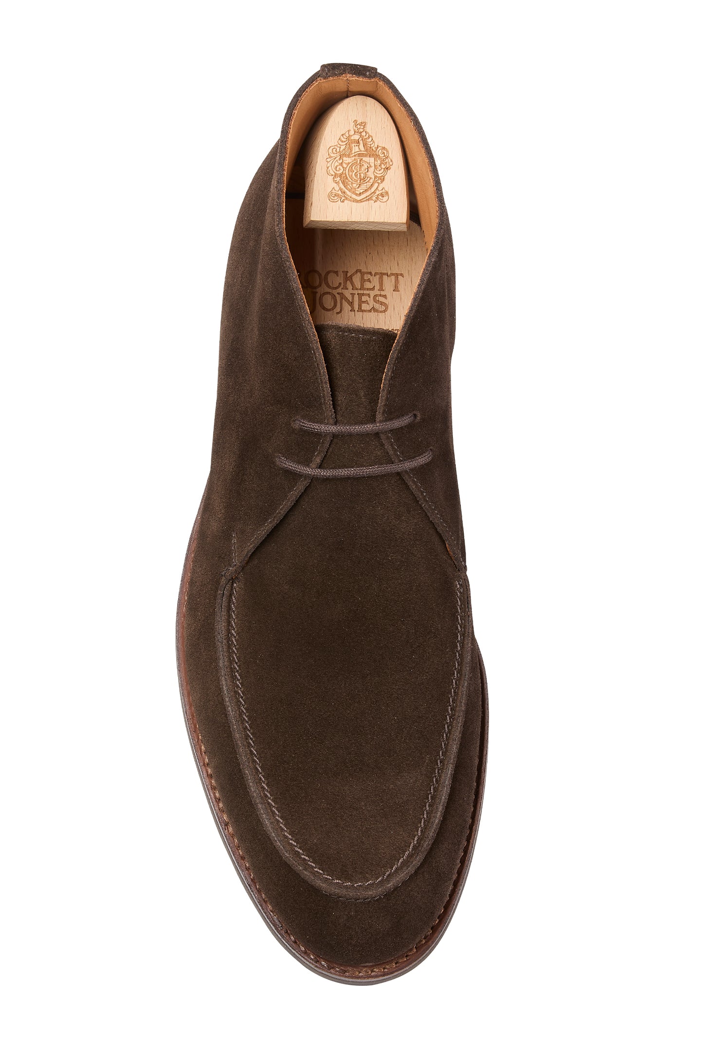 Bibury Dark Brown Suede 'Wedge' Crockett & Jones