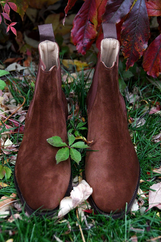 Bonnie Polo Brown Calf Suede 'City' Crockett & Jones