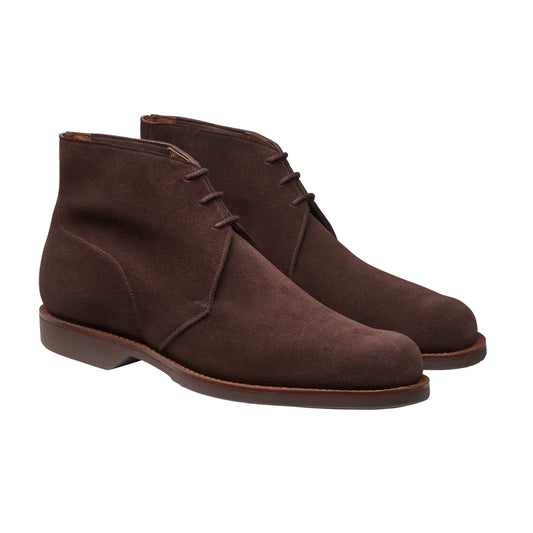 Chukka 4 Dark Brown Suede 'Wedge' Crockett & Jones