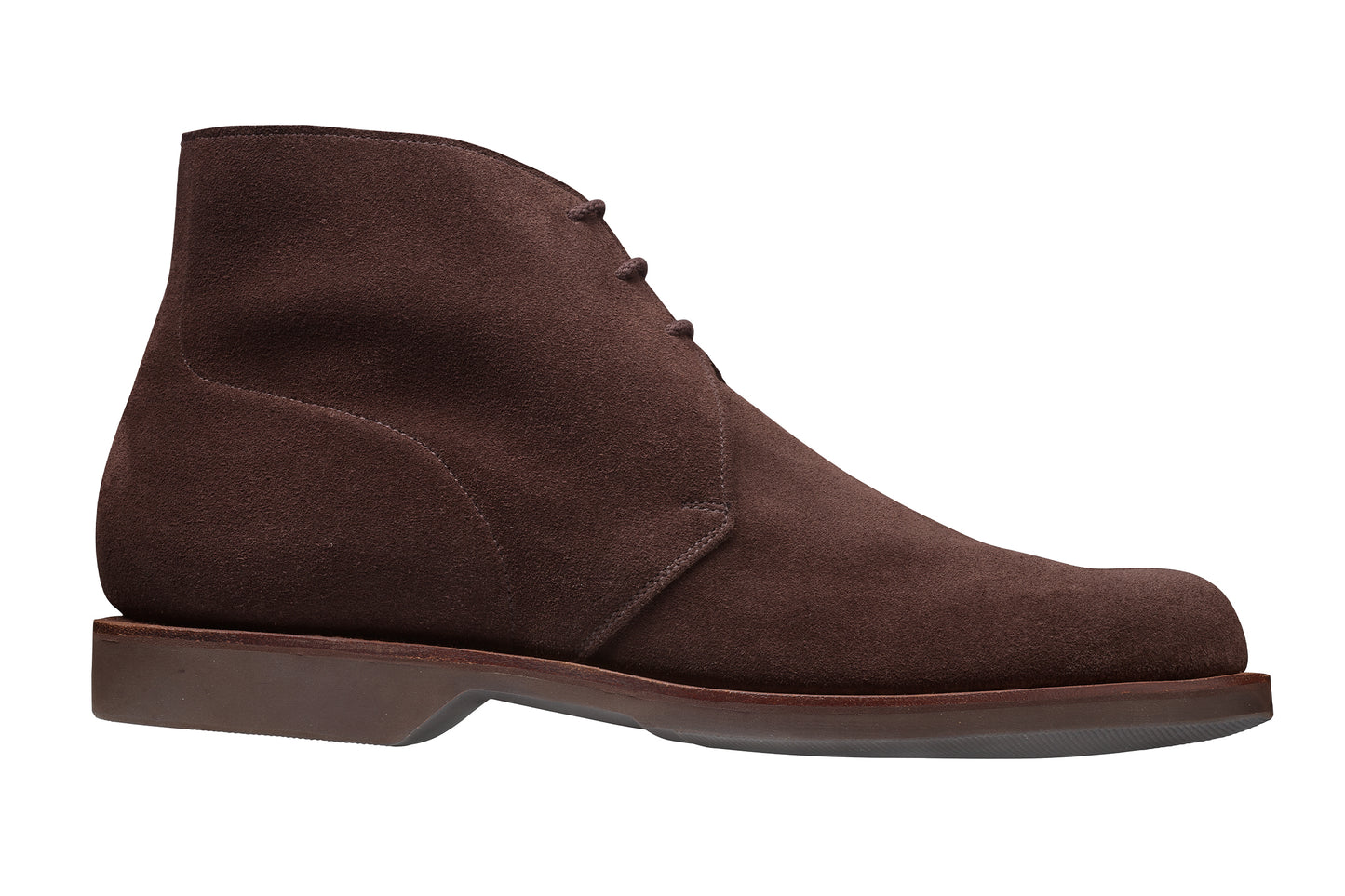 Chukka 4 Dark Brown Suede 'Wedge' Crockett & Jones