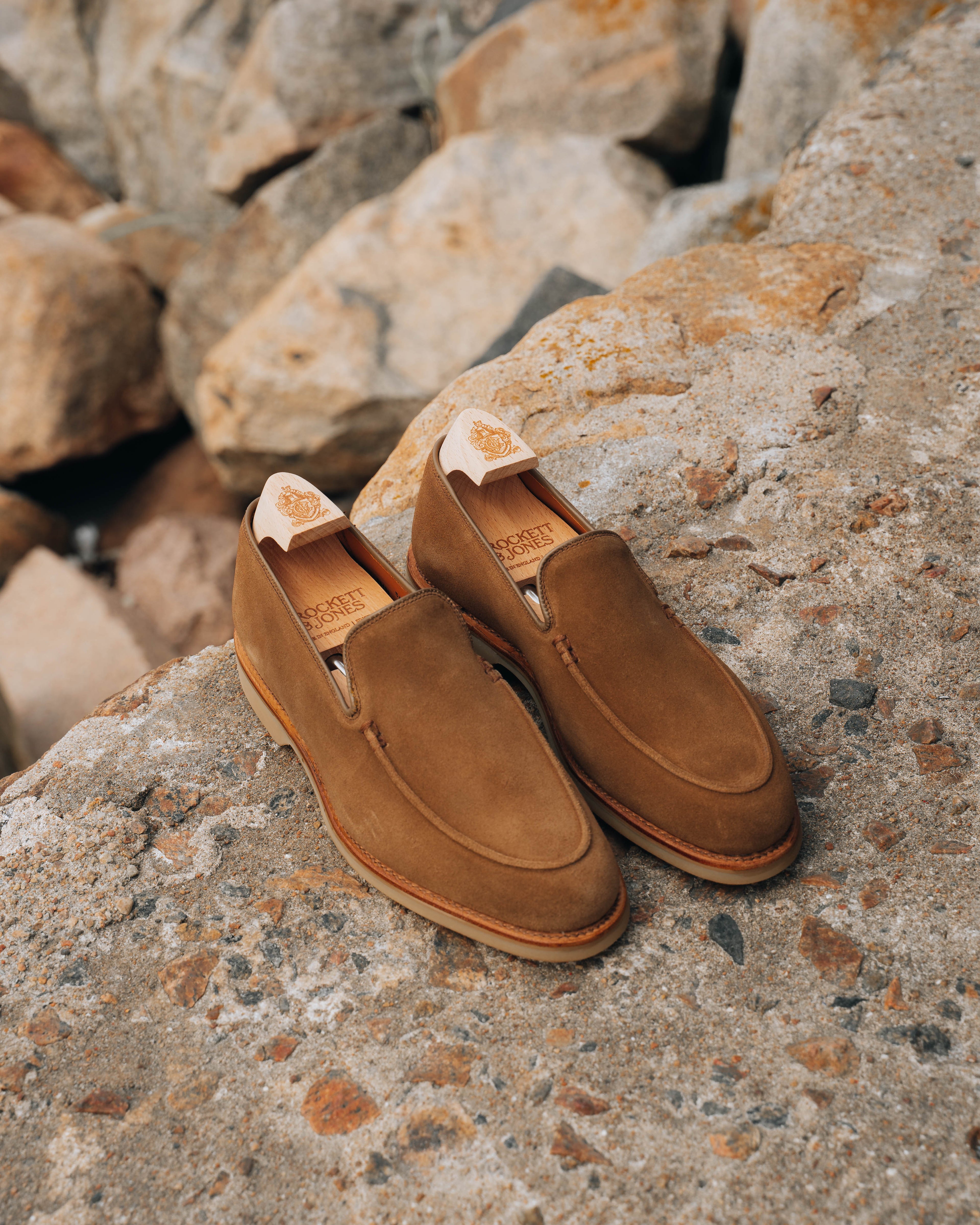 Salcombe 2 Loafer, Desert Suede 'Wedge' Crockett & Jones