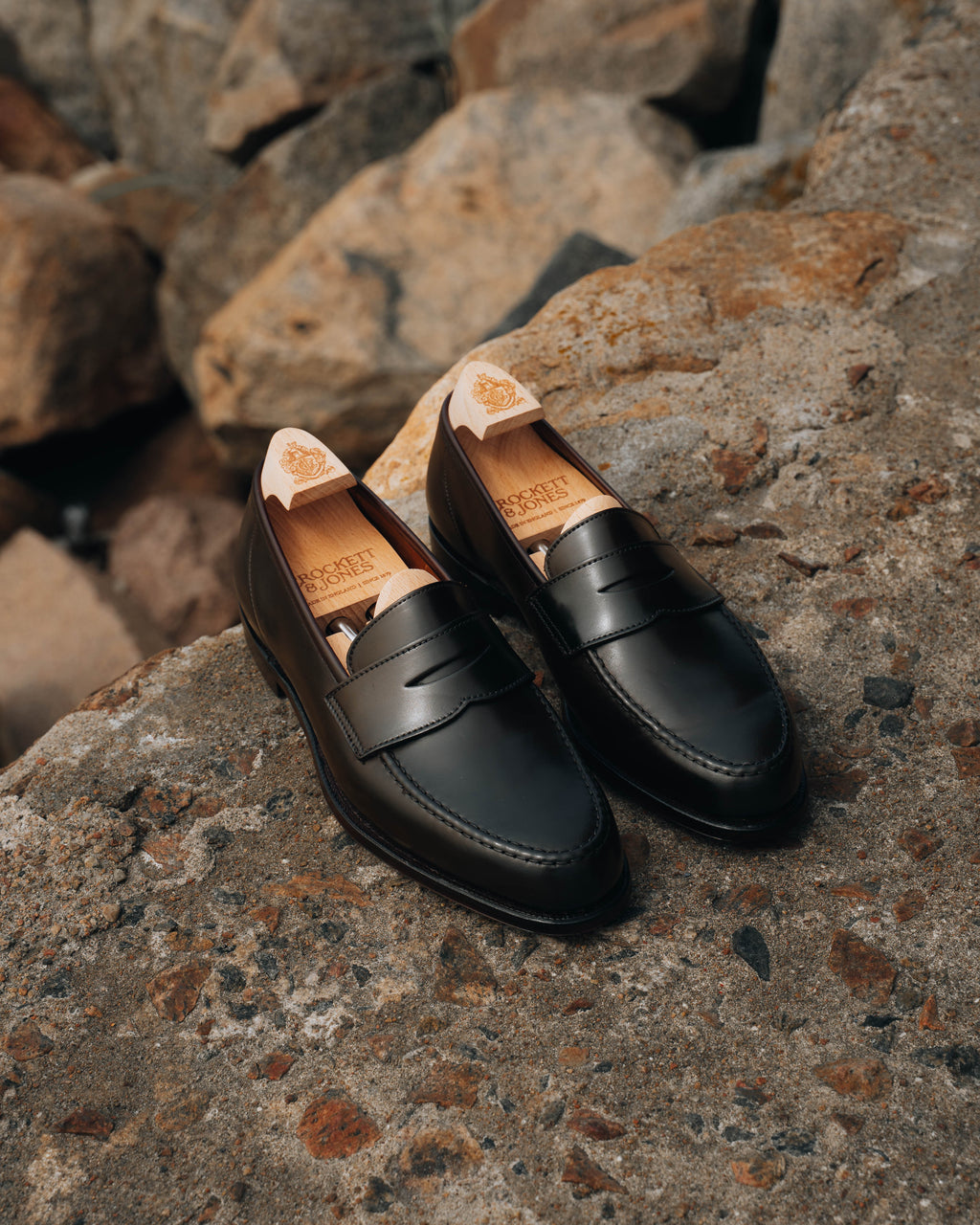 Harvard Penny Loafer, Dark Brown Cordovan, Crockett & Jones