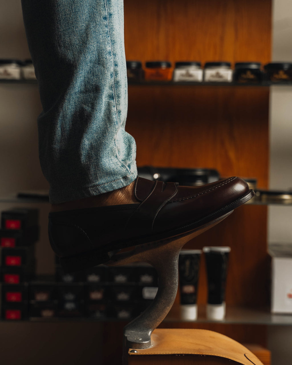 Harvard Penny Loafer, Dark Brown Cordovan, Crockett & Jones