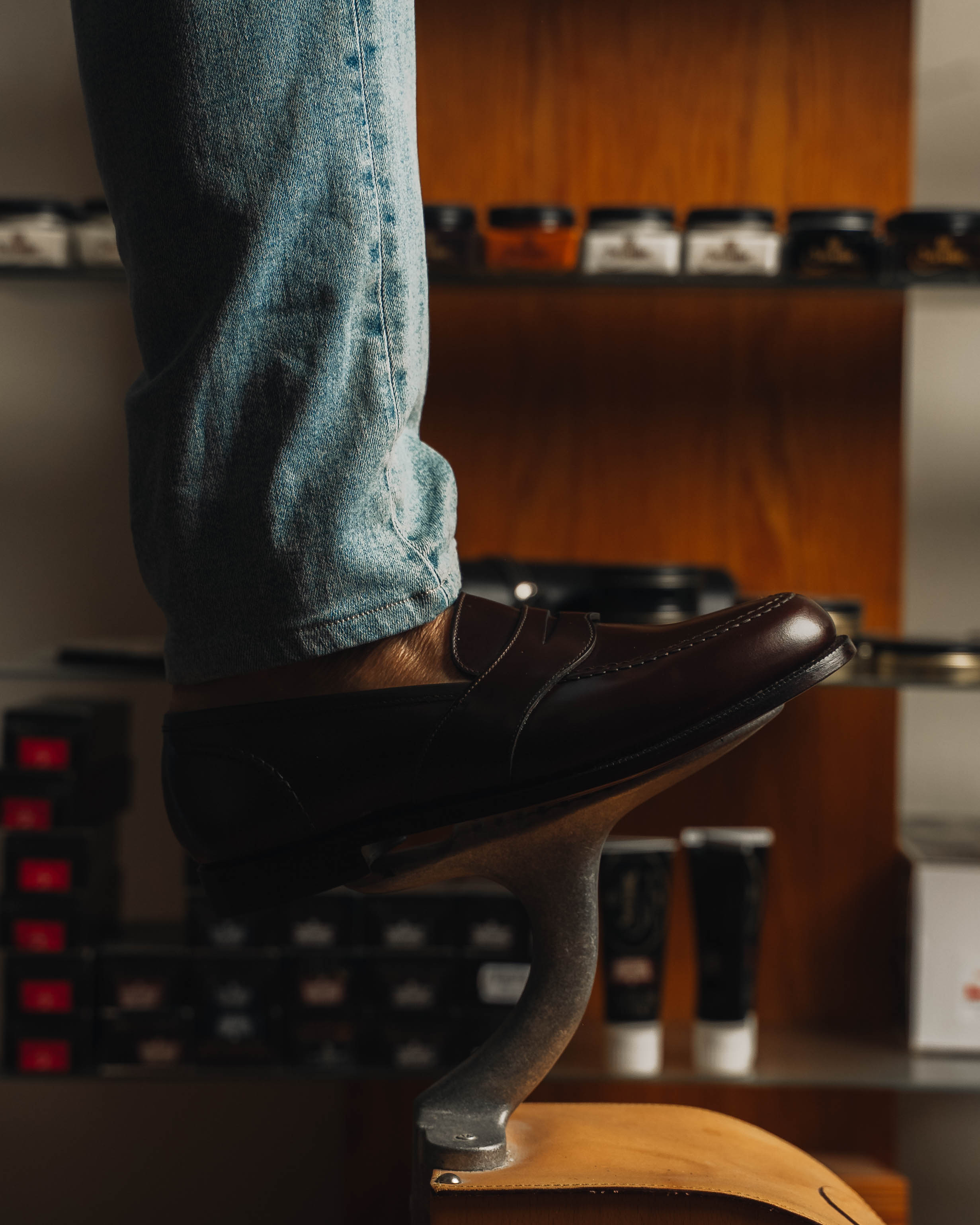 Harvard Penny Loafer, Dark Brown Cordovan, Crockett & Jones