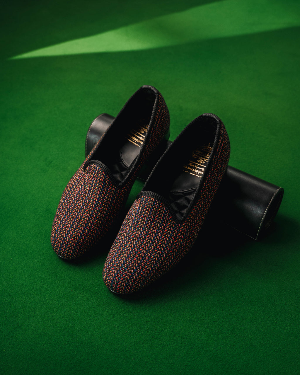 Tweed Venetian Slippers Herr – Hammargruppen 40 Years x Bowhill & Elliott