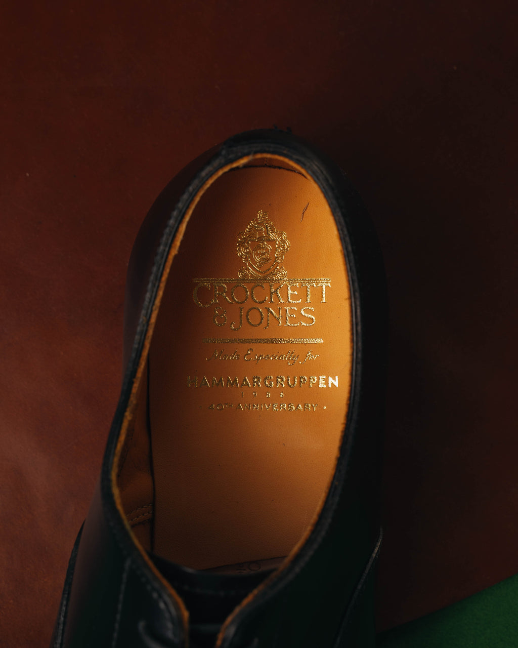 Connaught 2 Oxford, Black Calf 'City' Crockett & Jones