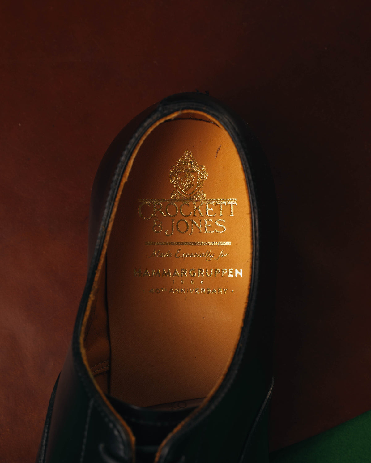 Connaught 2 Oxford, Black Calf 'City' Crockett & Jones